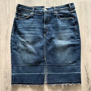 McGuire Denim Blue Midi Skirt